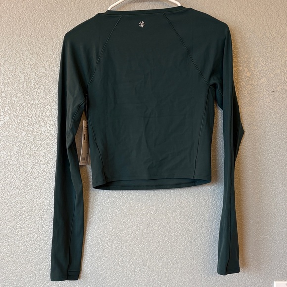 Athleta Transcend Forest Green Long Sleeve Top - Picture 6 of 6